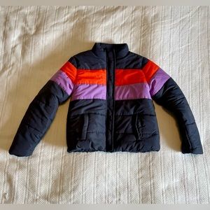 Mango Girls Size 10 Puffer Retro Jacket Coat